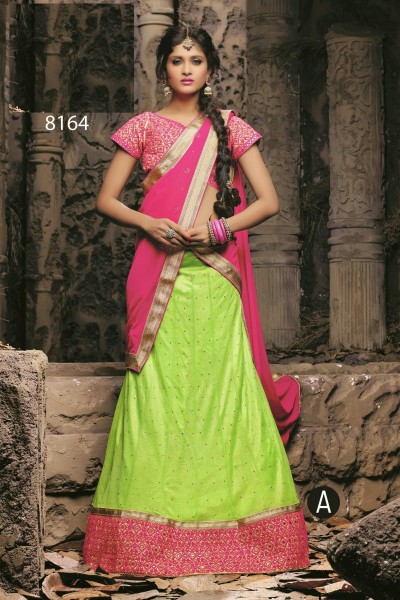 Designer Semi Stitched Lehenga 1