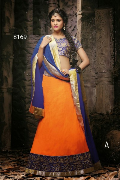 Designer Semi Stitched Lehenga 1