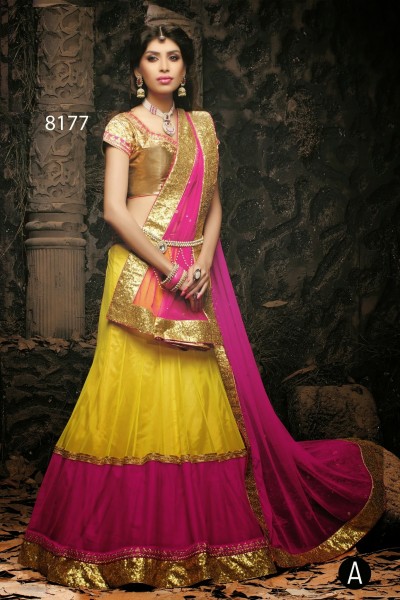 Designer Semi Stitched Lehenga 1