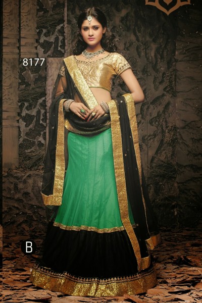 Designer Semi Stitched Lehenga 1