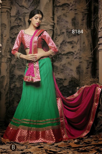 Designer Semi Stitched Lehenga 1