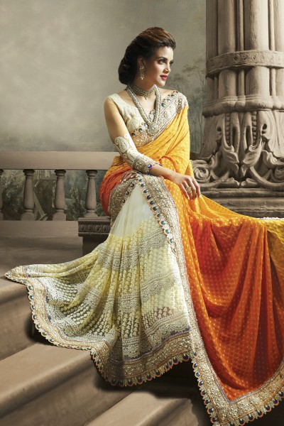 Traditional Designer Party Saree 1