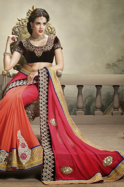 Traditional Designer Party Saree 1